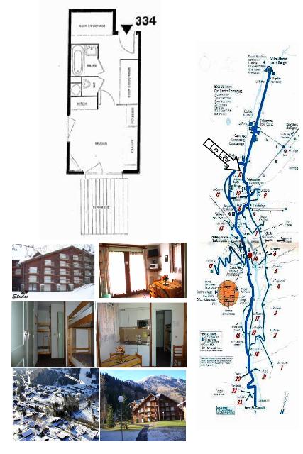 Plan du studio et du village